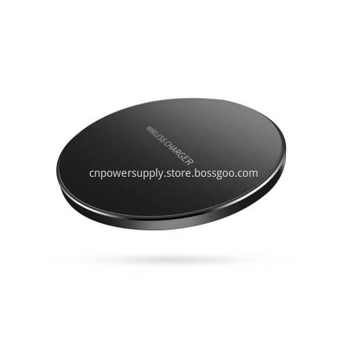 Super Slim 4.95mm Aluminium Alloy 10W Wireless Charger